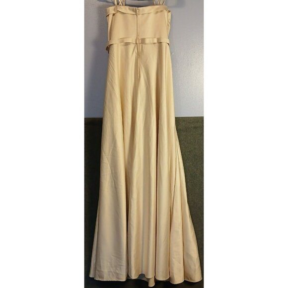 Allure Bridals Bridesmade Dress-Sand- NWT-Strapless-Size 14 - Picture 9 of 9